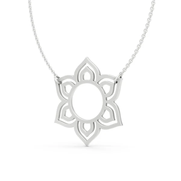 Mandala Flower Pendant