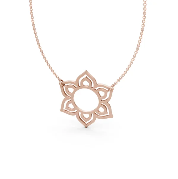 Mandala Flower Pendant