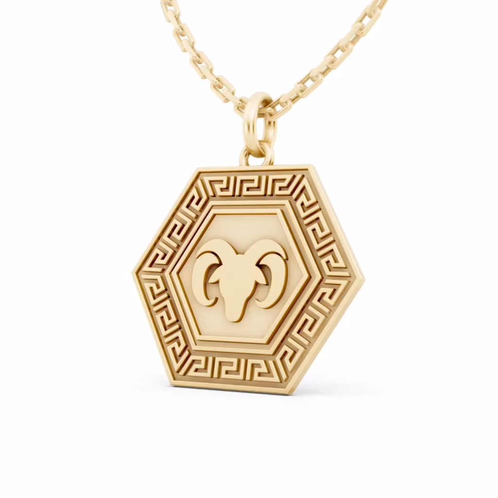 Aries Zodiac Necklace