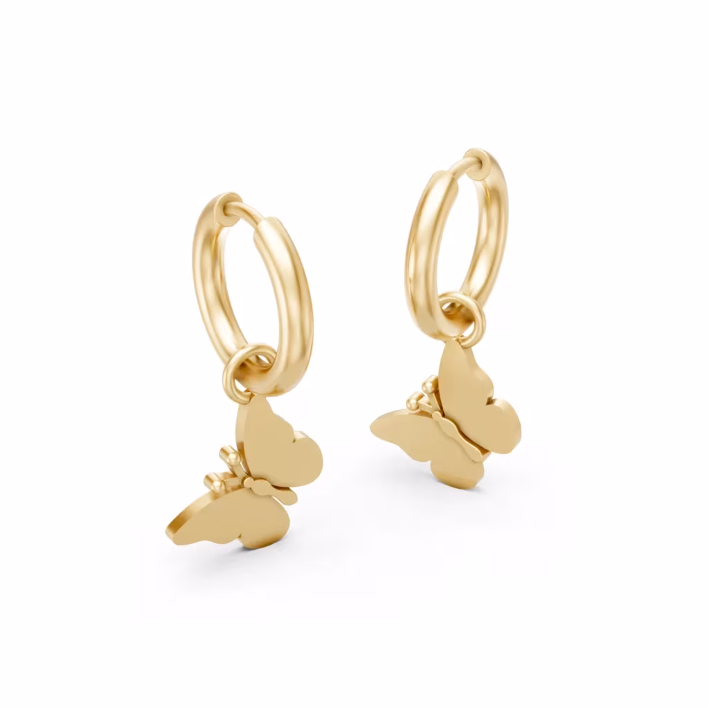 Butterfly Drop Earrings
