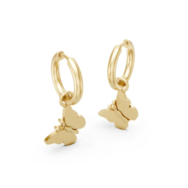 Butterfly Drop Earrings