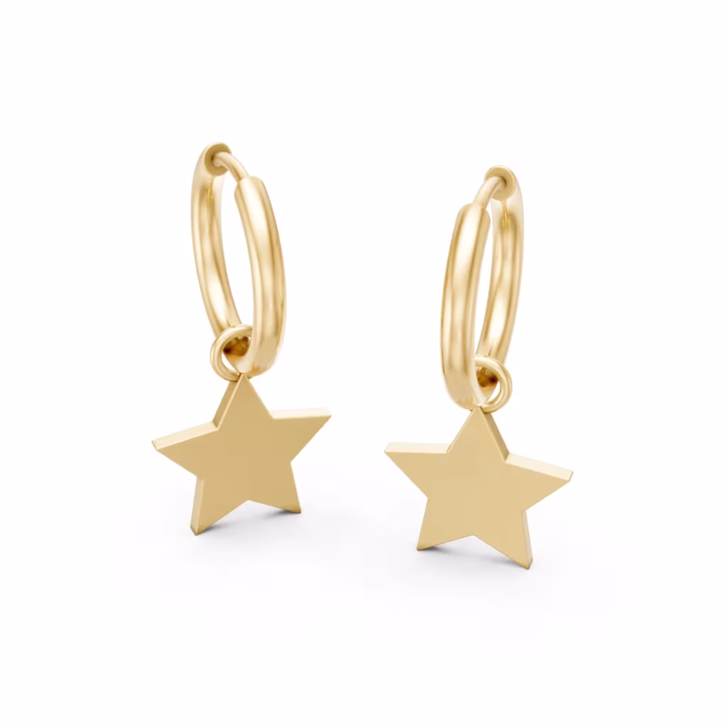 Dainty Star Earrings