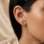 Deco Triangle Earrings