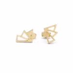 Deco Triangle Earrings