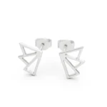 Deco Triangle Earrings