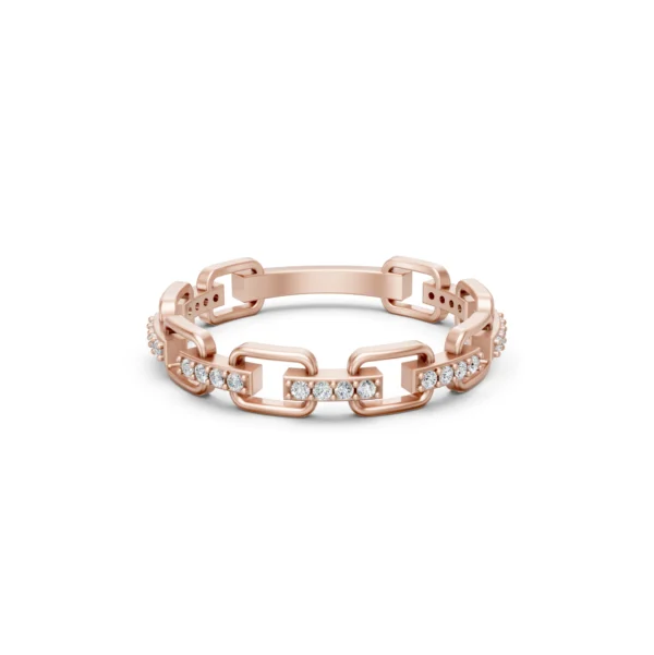 Diamond Paperclip Band