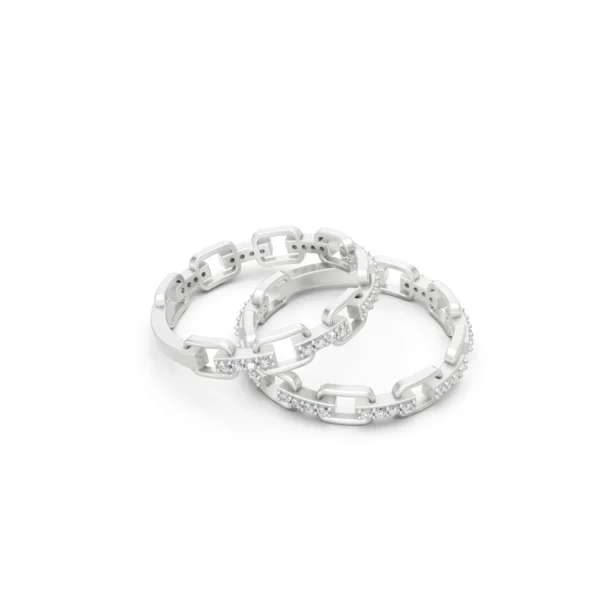 Diamond Paperclip Band