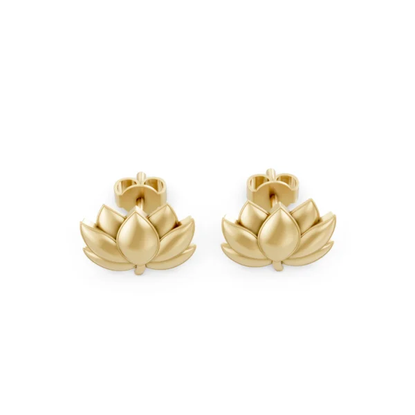 Lotus Flower Earrings
