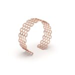 Honeycomb Cuff Bangle