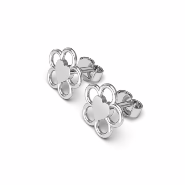 Petal Heart Earrings