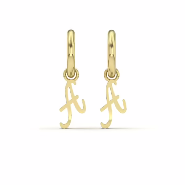 Initial Dangle Earrings