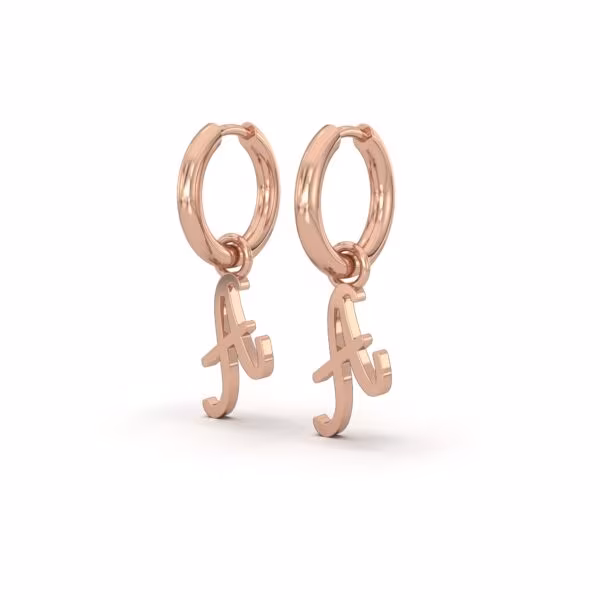 Initial Dangle Earrings