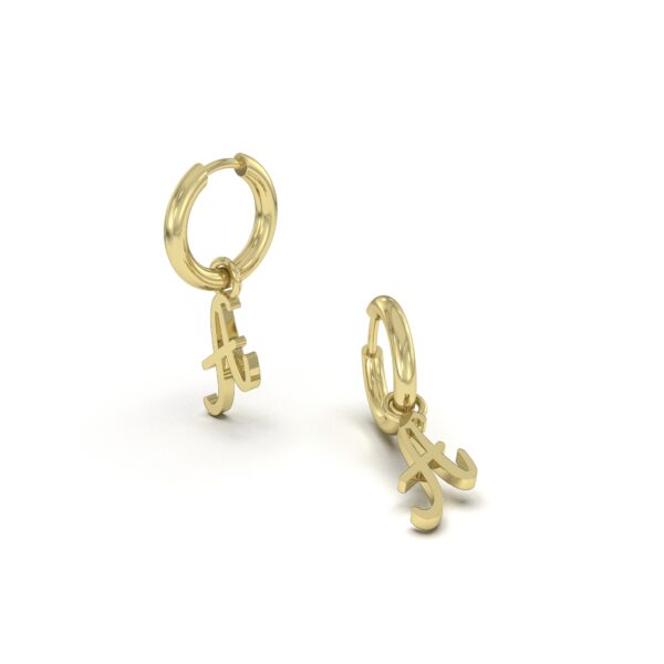 Initial Dangle Earrings