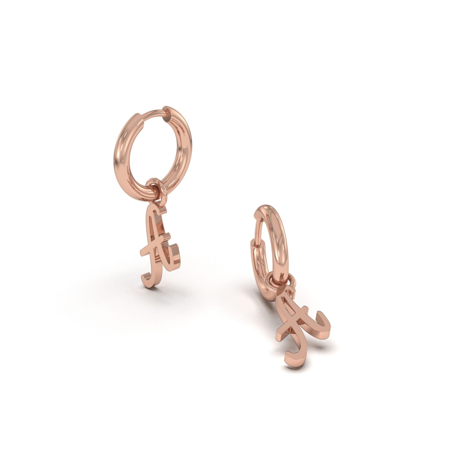 Initial Dangle Earrings