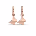 Butterfly Dangle Hoops