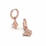 Butterfly Dangle Hoops
