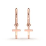 Cross Charm Earrings