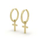 Cross Charm Earrings