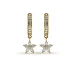 Marquise Flower Hoop