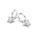 Butterfly Charm Hoop