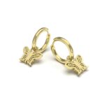 Butterfly Charm Hoop