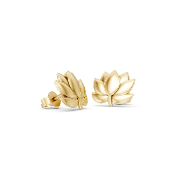 Lotus Flower Earrings