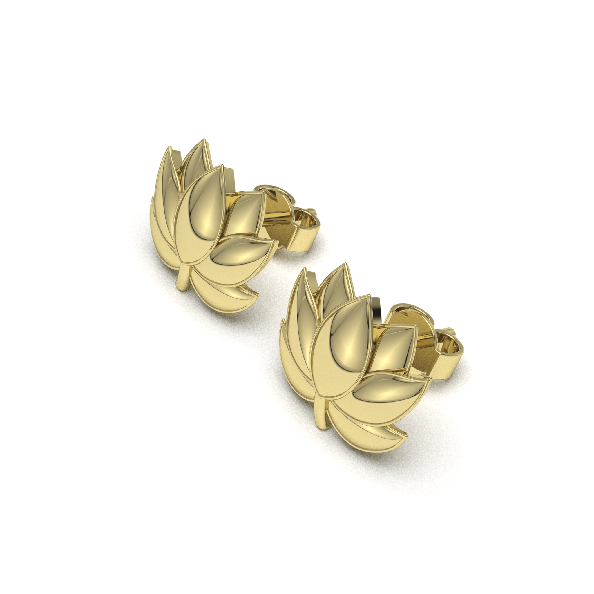 Lotus Flower Stud