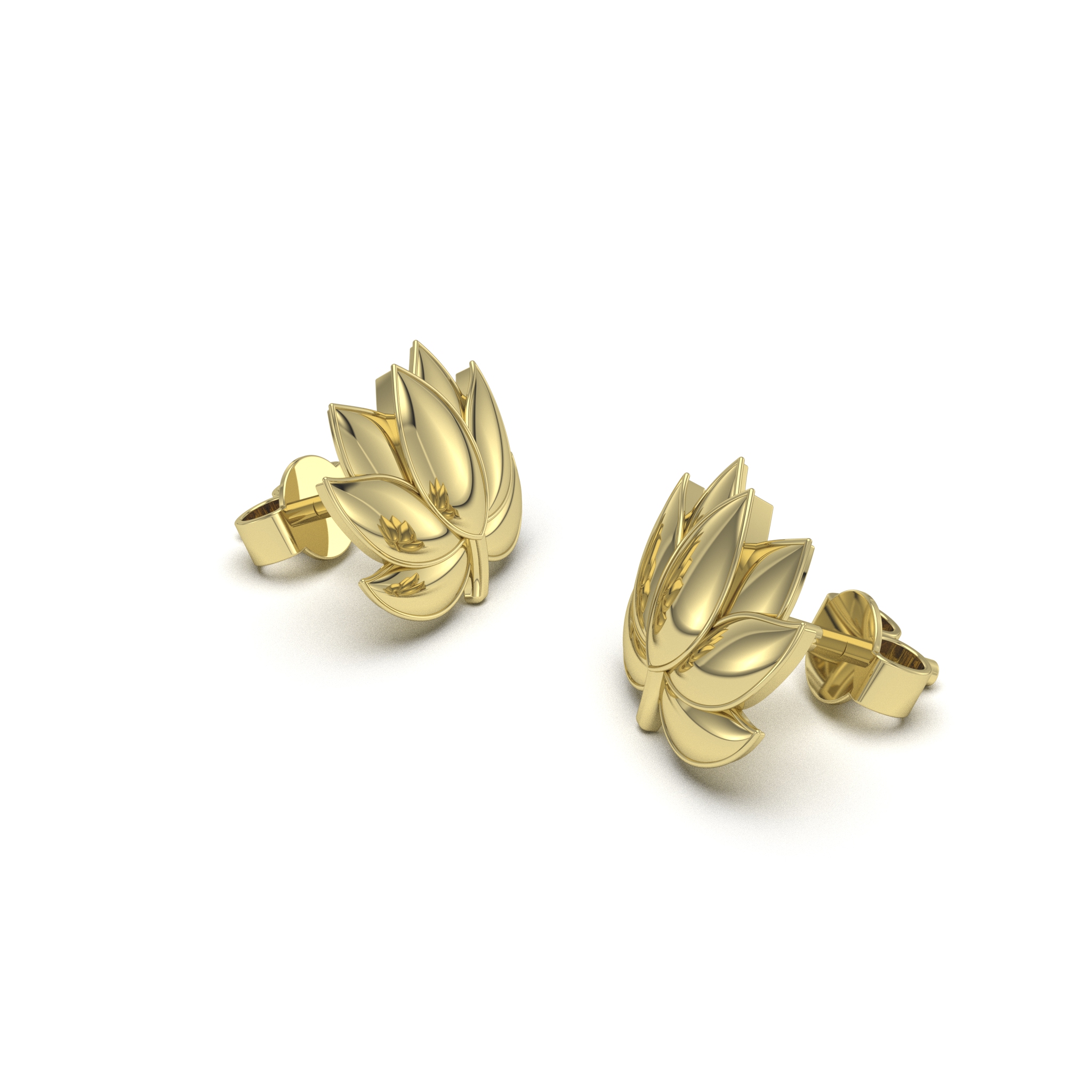 Lotus Flower Stud