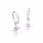 Star Hoop Earrings