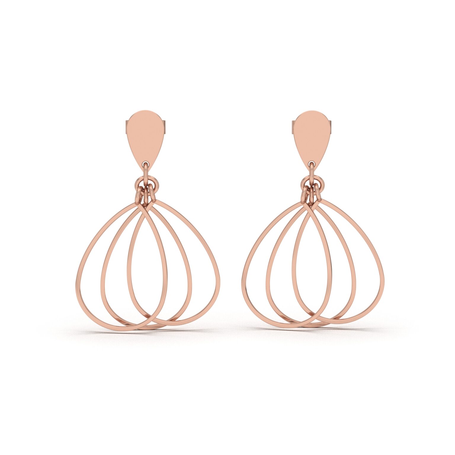 Triple Teardrop Dangles