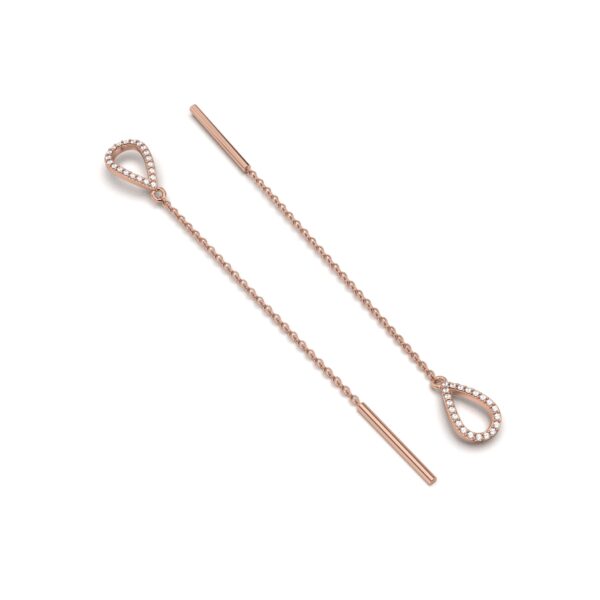 Diamond Teardrop Threader