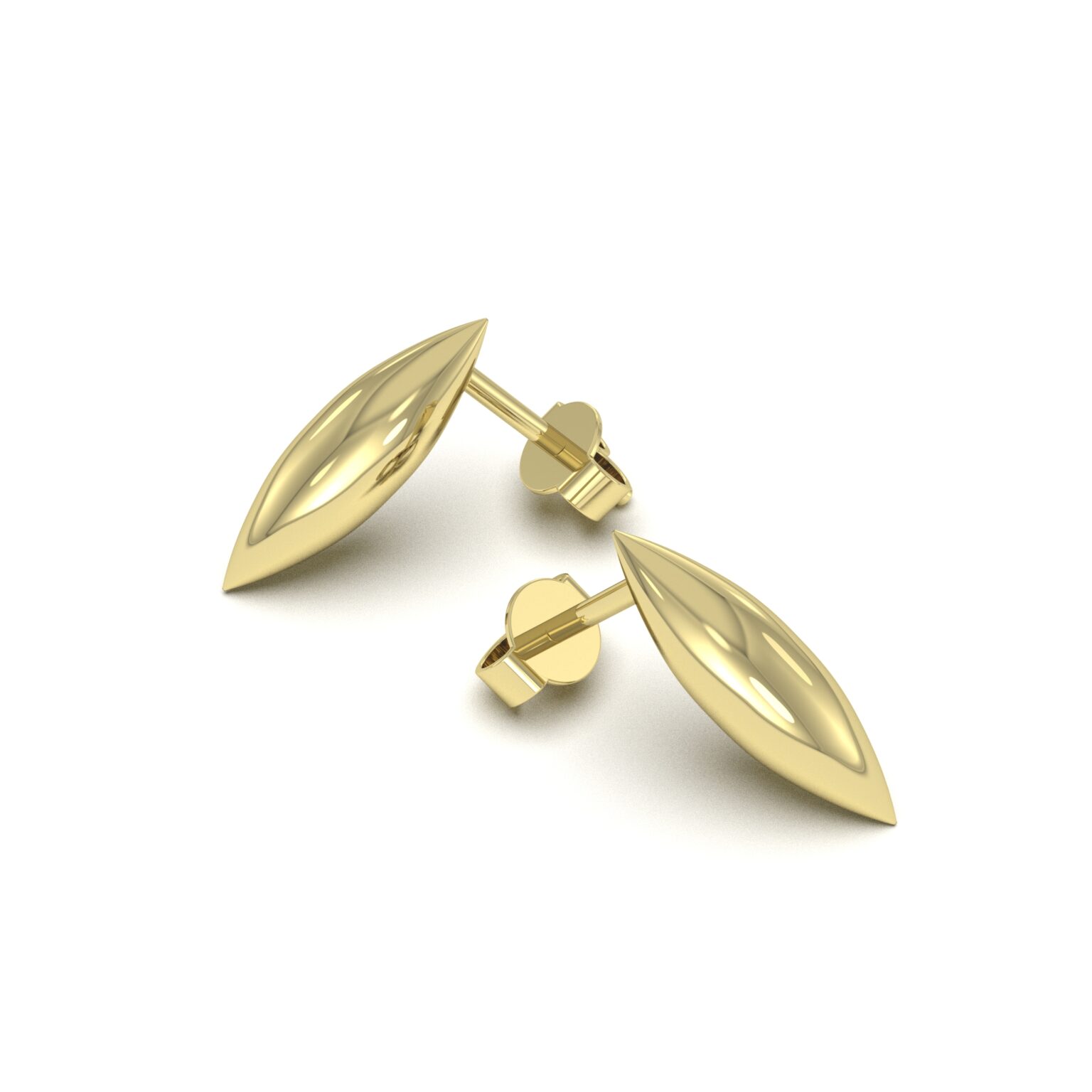 Minimalist Navette Earrings