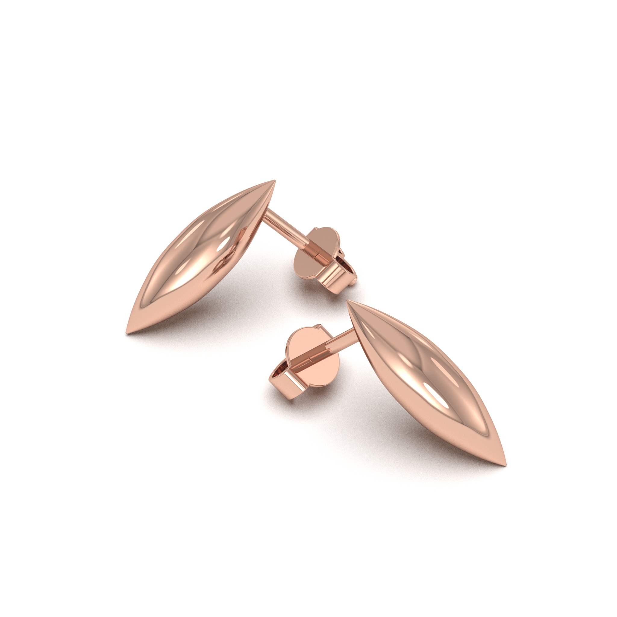 Minimalist Navette Earrings