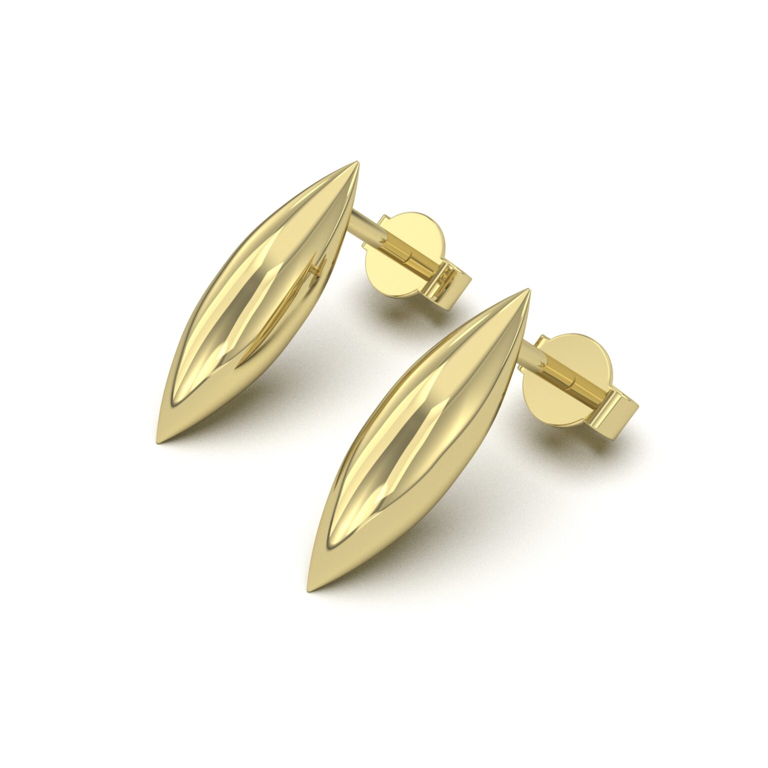 Minimalist Navette Earrings