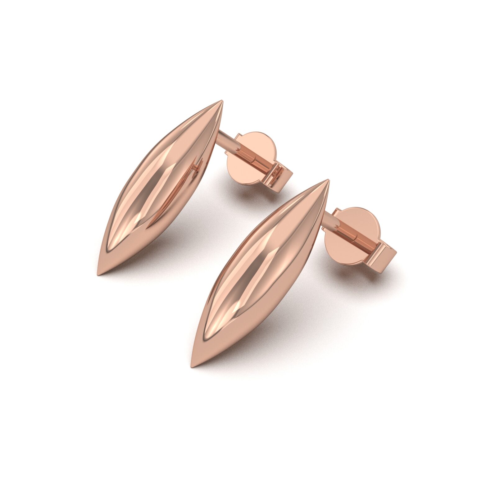 Minimalist Navette Earrings