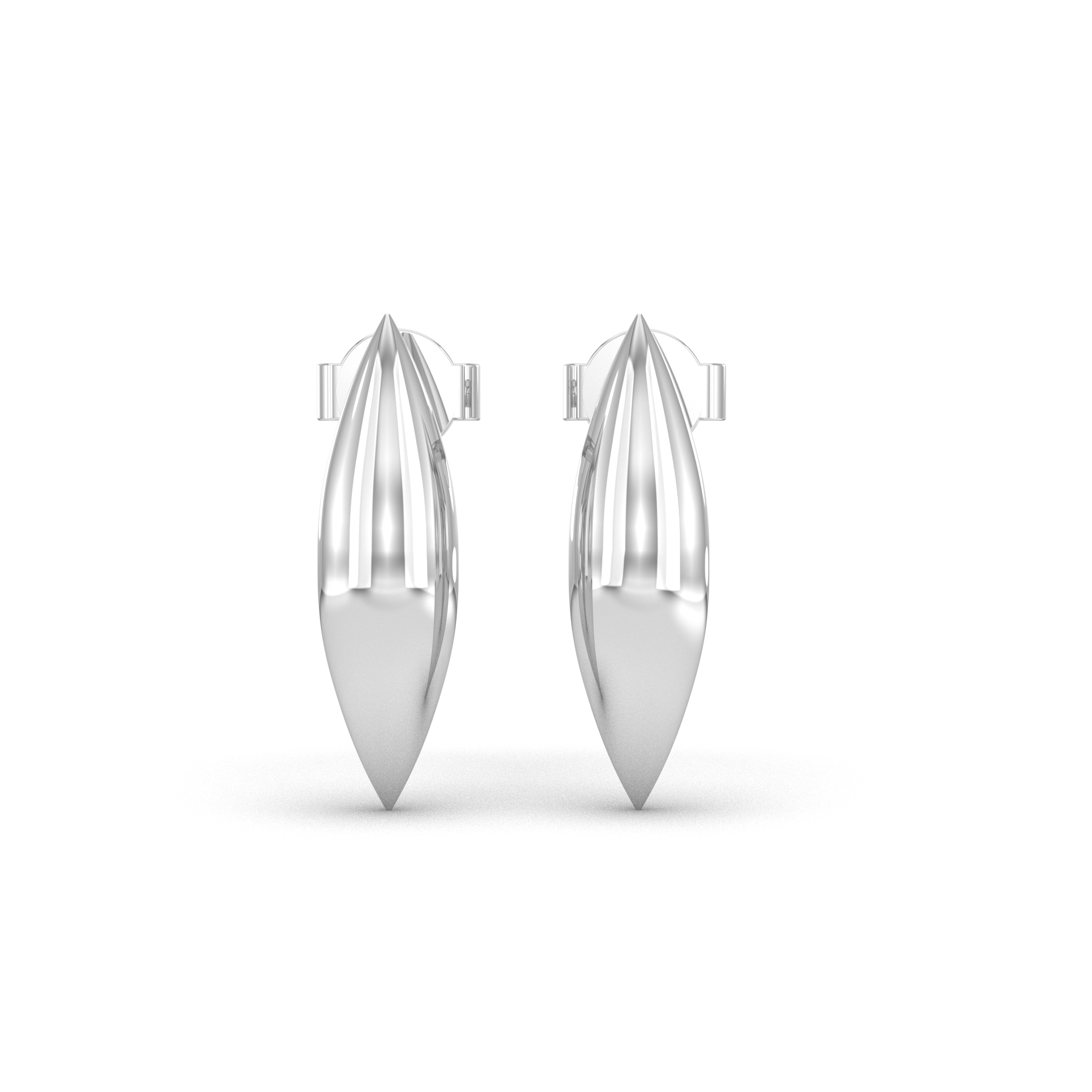 Minimalist Navette Earrings