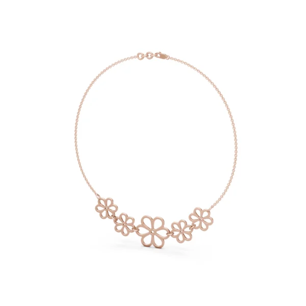 Five Flower Necklace