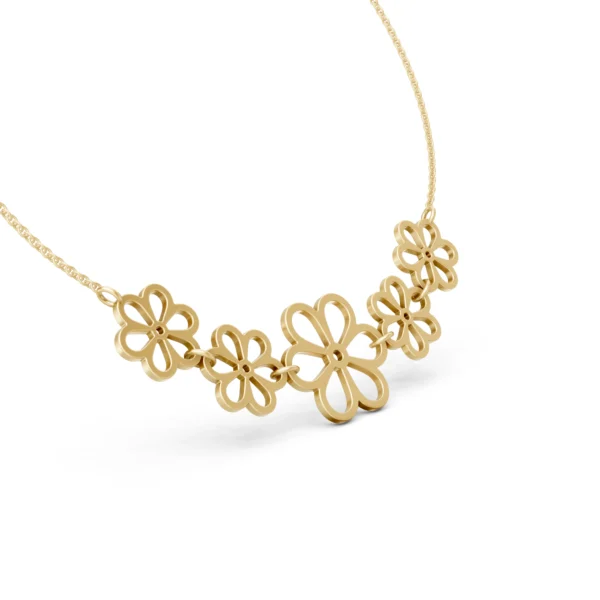 Five Flower Necklace