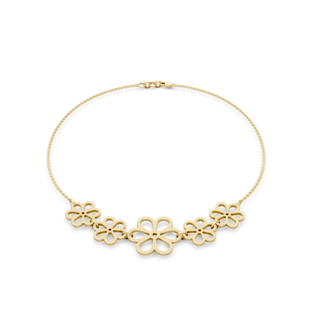 Five Flower Necklace