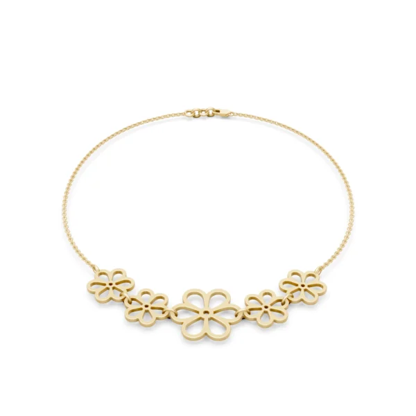 Five Flower Necklace