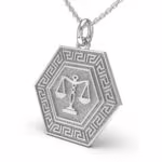 Libra Hexagon Charm