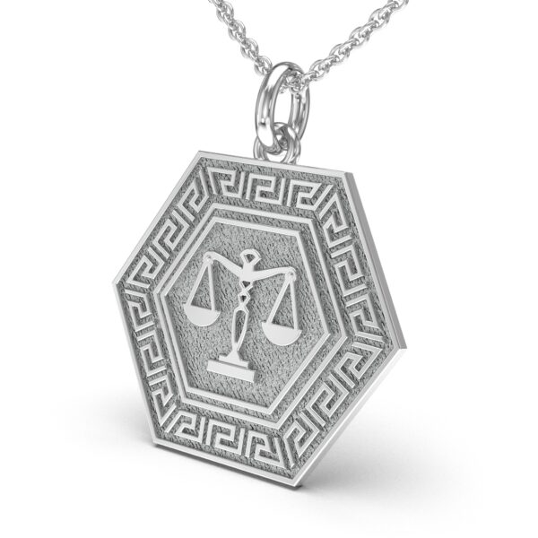 Libra Hexagon Charm