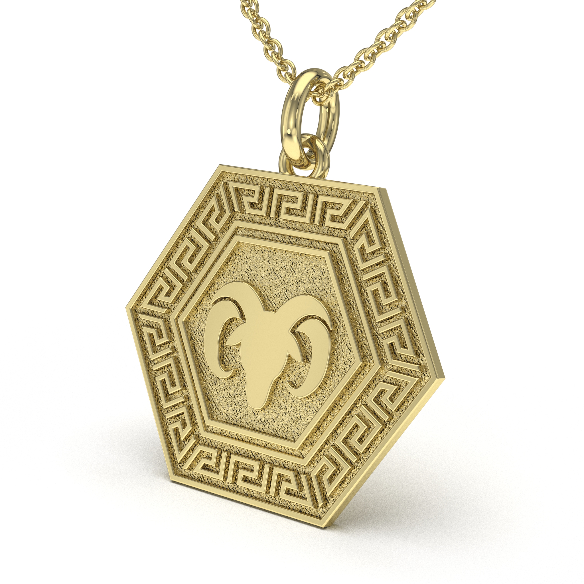 Aries Zodiac Pendant