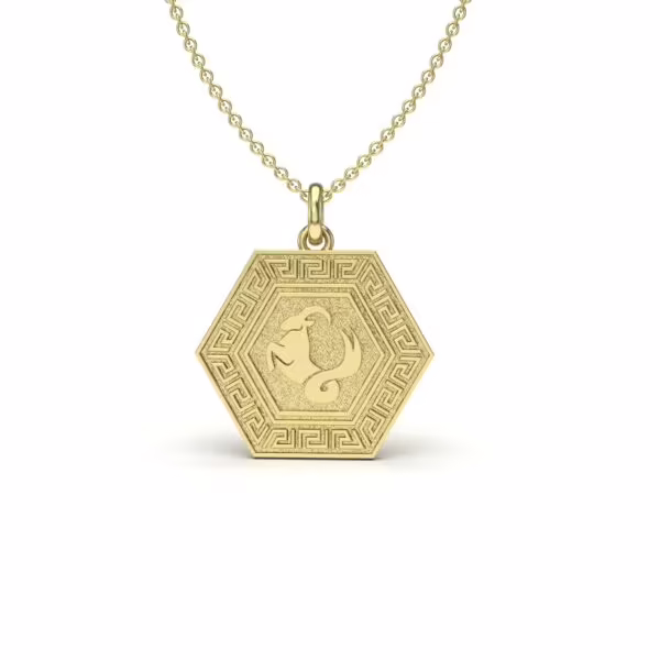 Capricorn Zodiac Pendant