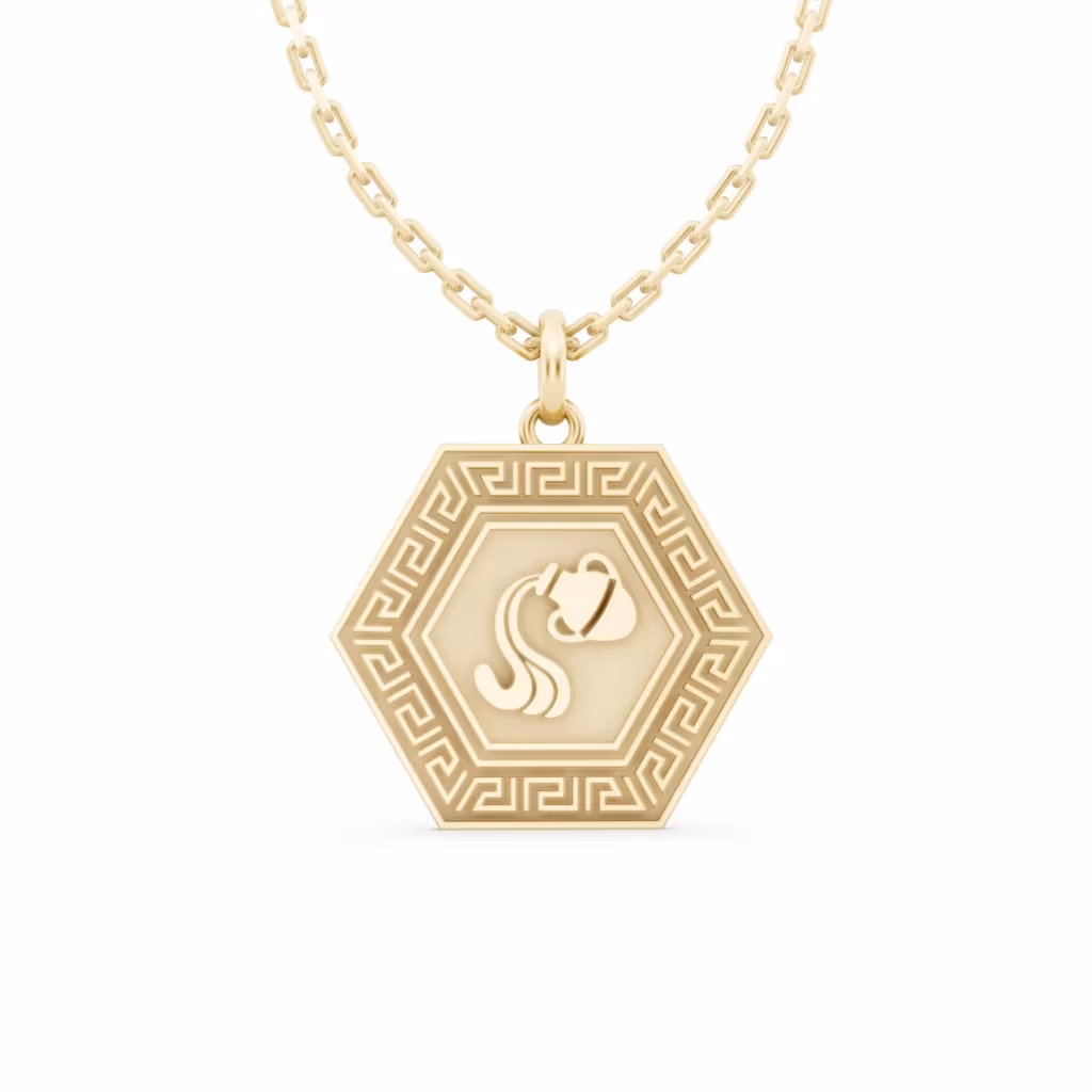 Aquarius Zodiac Necklace
