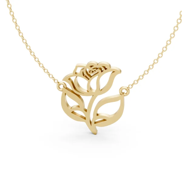 Rose Flower Necklace