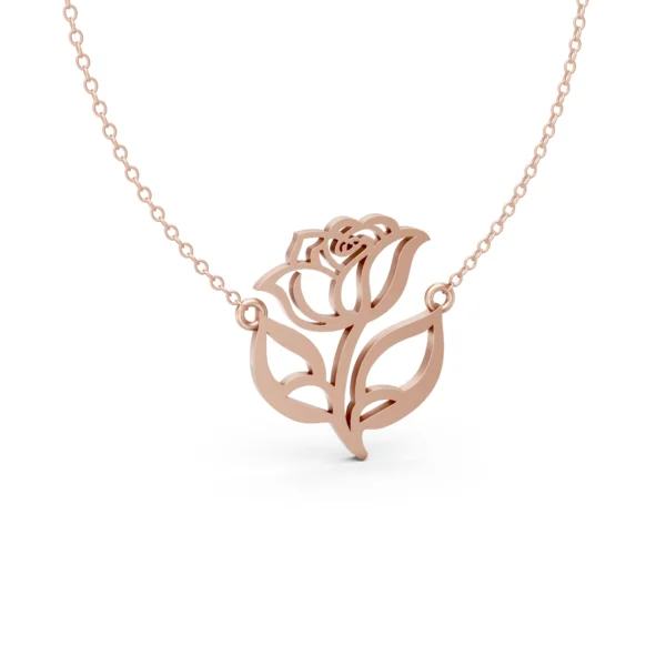 Rose Flower Necklace