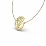 Minimalist Rose Necklace