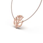 Minimalist Rose Necklace