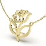 Minimalist Rose Necklace